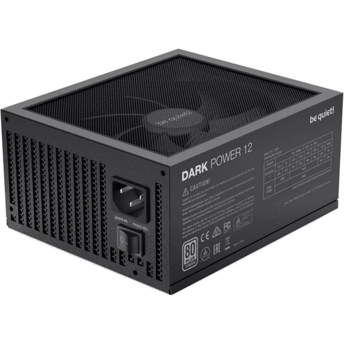 Блок питания be quiet! Dark Power 12 750W (BN314): Коннекторы 20+4 pin / 2x8 pin / HDDх5 / SATAх12 / FDDх1 / 6x6+2pin