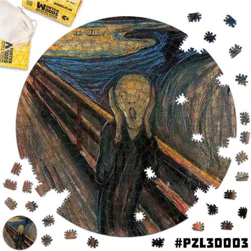 Деревянный пазл Wortex Woods Крик 30х30 (PZL30003-30х30)