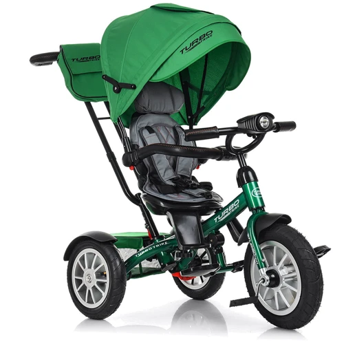 Дитячий триколісний велосипед TurboTrike зелений (M 4057-4)