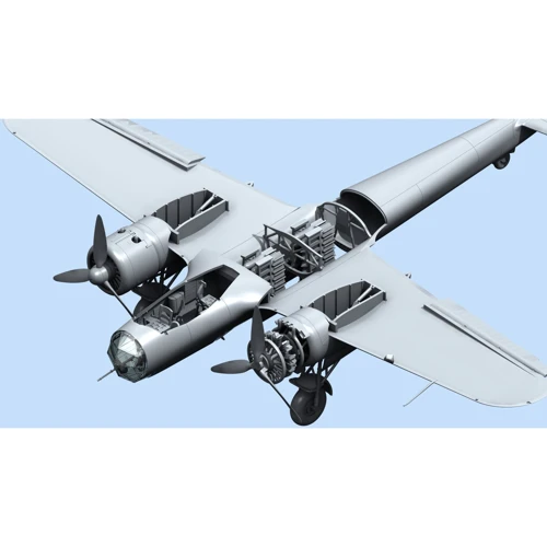 Німецький бомбардувальник WWII German bomber Do 17Z-2 (ICM72304): Масштаб 1:72