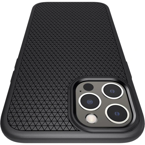 Чехол для iPhone Spigen Liquid Air Matte Black (ACS01617) for iPhone 12 Pro Max фото 7