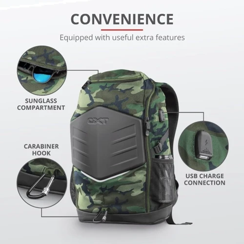 Сумка для ноутбуков Trust 15.6" Backpack GXT 1255 Outlaw Camo (23302) фото 11