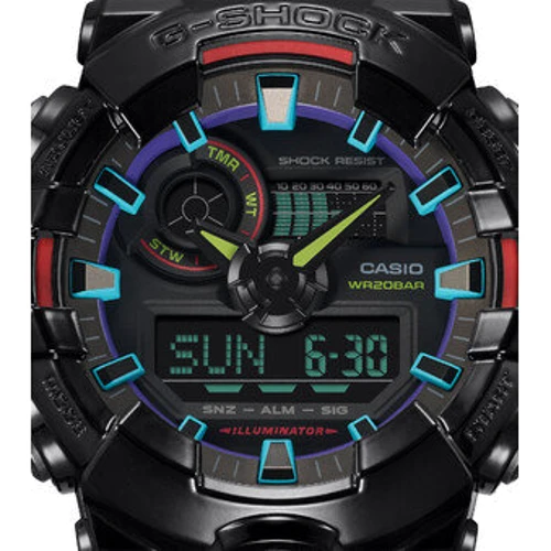 Наручний годинник Casio GA-700RGB-1AER: Механізм кварцовий