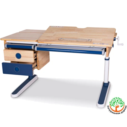 Детский стол Mealux Oxford Wood BL с ящиком (арт. BD-920 Wood BL с ящиком)
