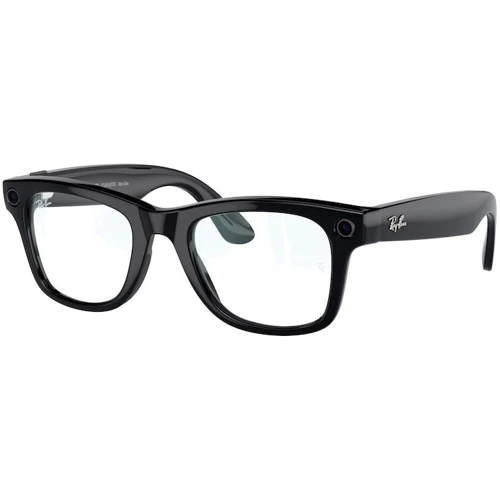 Смарт-очки Ray-Ban Meta Wayfarer Shiny Black Frame Clear Lenses size M (RW4006 601/SB 50-22)