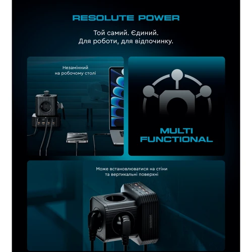Зарядний пристрій ArmorStandart Wall Charger Resolute Power ARP-544 100W GaN 2m Black (ARM73177): Сила струму 2.4а і більш
