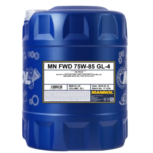 Трансмиссионное масло Mannol FWD Getriebeoel 75W-85. 20 л (MN8101-20)
