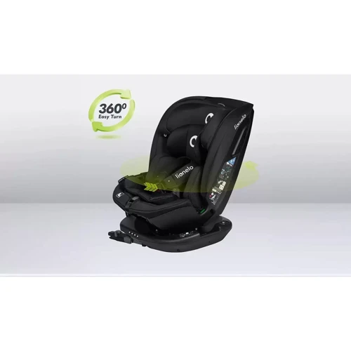 Автокресло Lionelo Bastiaan RWF i-Size Black Carbon: Внутренние ремни 5-ти точечные
