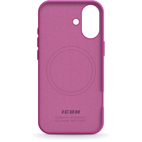 Чохол для iPhone ArmorStandart ICON2 MagSafe Fuchsia for iPhone 16 (ARM81314): Колір розовый