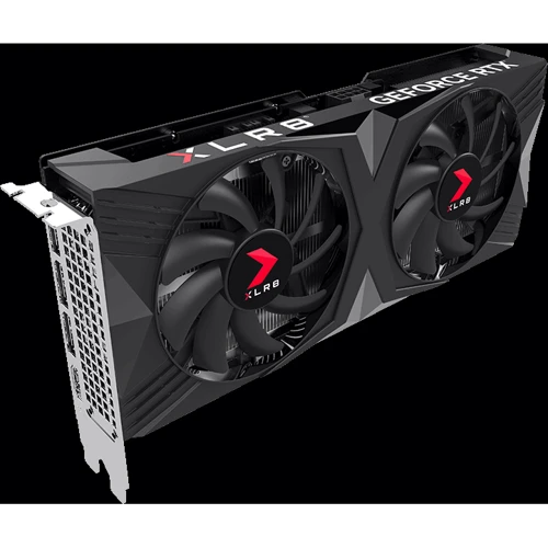 Видеокарта PNY GeForce RTX 4060 Ti 16GB XLR8 Gaming VERTO Overclocked Dual Fan DLSS 3 (VCG4060T16DFXPB1-O): Объем памяти, Гб 16