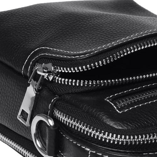 Мужская сумка через плечо Ricco Grande черная (K16066-black): Тип Сумки