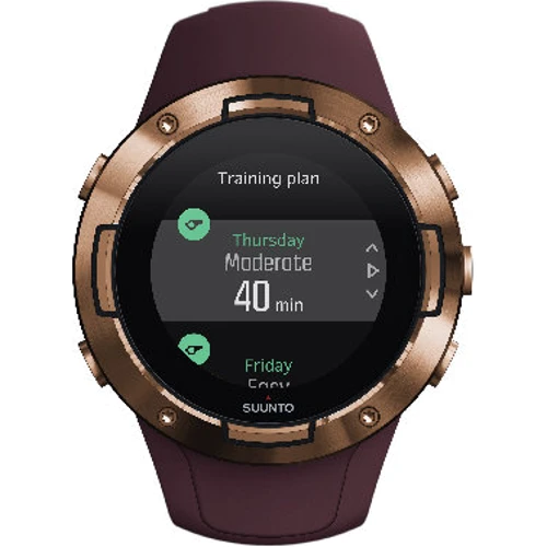 Смарт-часы Suunto 5 Burgundy Copper (SS050301000): Сенсорный экран есть