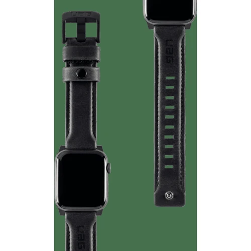 Аксессуар для Watch Urban Armor Gear UAG Leather Strap Black (19148B114040) for Apple Watch 42/44mm фото 4