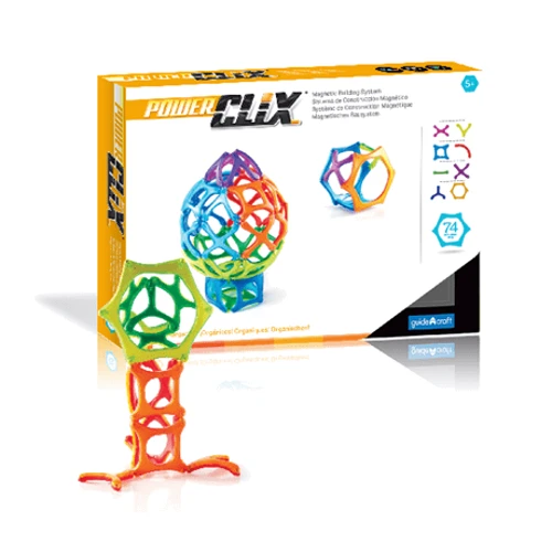 Конструктор Guidecraft PowerClix Organics, 74 детали (G9432)