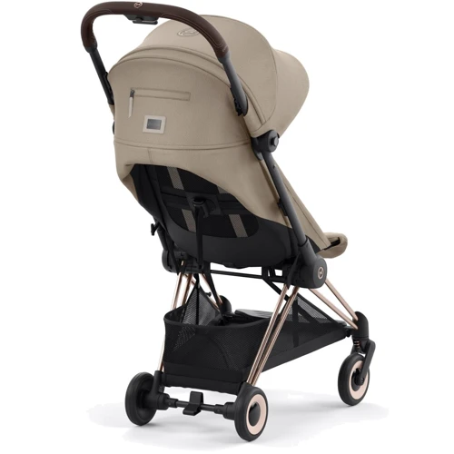 Прогулянковий візок Cybex Coya Rosegold Cozy Beige (522005183): Матеріал коліс полиуретан