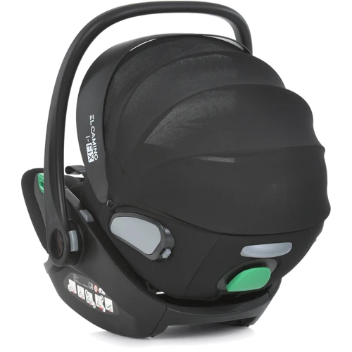 Детское автокресло El Camino i-FIX Бебикокон черный (ME 1110 Moon Black)