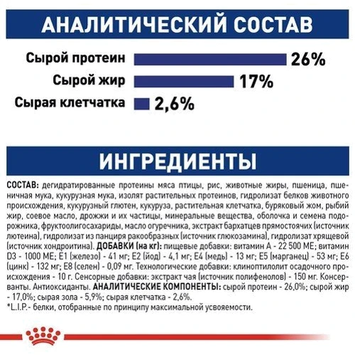 Сухой корм для собак Royal Canin Maxi Adult 5+ крупных пород старше 5 лет 15 кг (3008150): Вес упаковки 15 кг