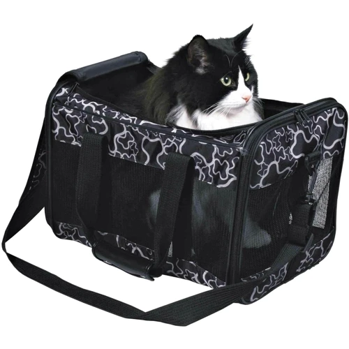 Сумка-переноска Trixie Adrina Carrier черная с серым 26x27x42 см (4011905028897): Производитель Trixie