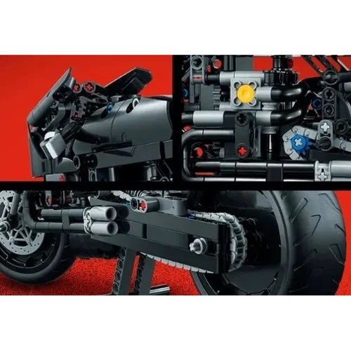 Конструктор LEGO Technic DC Batman Бетмен: Бетцикл 641 деталь (42155): Кількість деталей, шт. 641