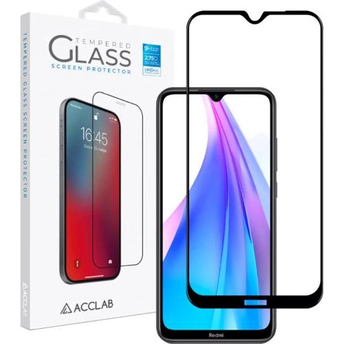 

Acclab Tempered Glass Full Glue Black for Xiaomi Redmi Note 8T