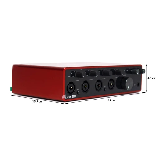 Аудиоинтерфейс Focusrite Scarlett 18i8 3rd gen: Интерфейсы USB