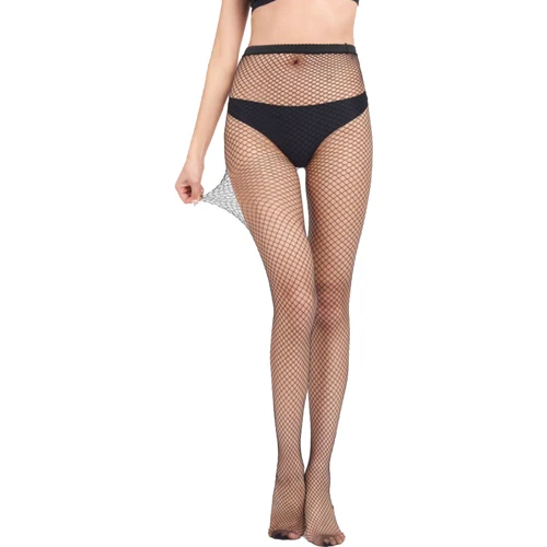 Колготки в среднюю сетку NDS W25 Black One Size (23547)