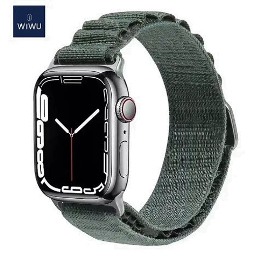 Аксесуар для Watch WIWU Nylon Watch Band Green для Apple Watch 42/44/45/49mm