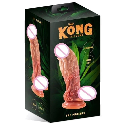 Фентезійний фалоімітатор Kong Silicone The Phoenix