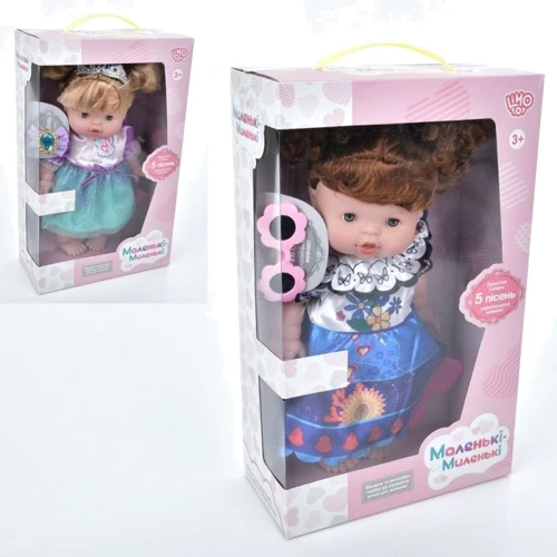 Кукла интерактивная LimoToy Маленькие-миленькие музыкальная 32 см (M 5698 I UA): Возраст от 3 лет