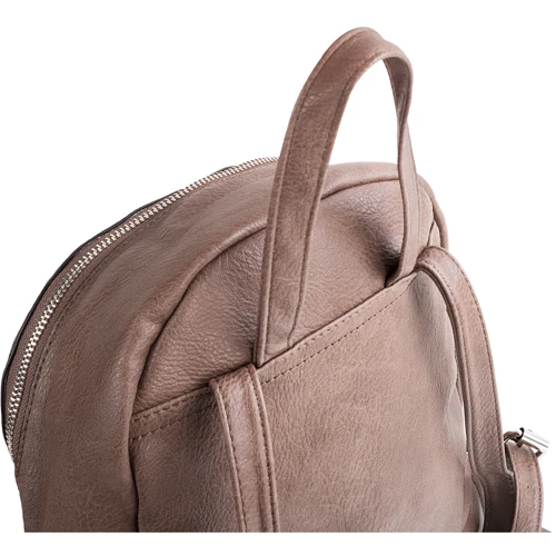 Женский рюкзак Amelie Galanti коричневый (A991501-taupe): Фактура Матовая, Зернистая