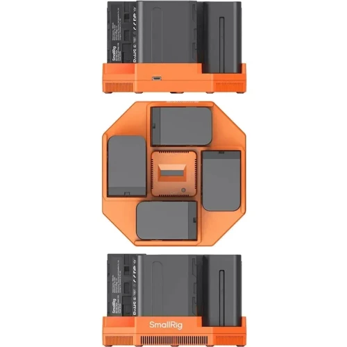 Зарядное устройство SmallRig + 4 аккумулятора NP-F970 (4834)