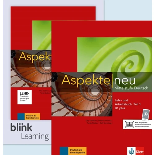 Aspekte neu B1+: Lehr-und Arbeitsbuch mit Audios inklusive Lizenzcode BlinkLearning Teil 1