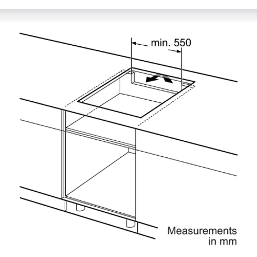 Варочная поверхность Bosch PUE612BB1J: Тип нагревательного элемента электрической поверхности Индукционный