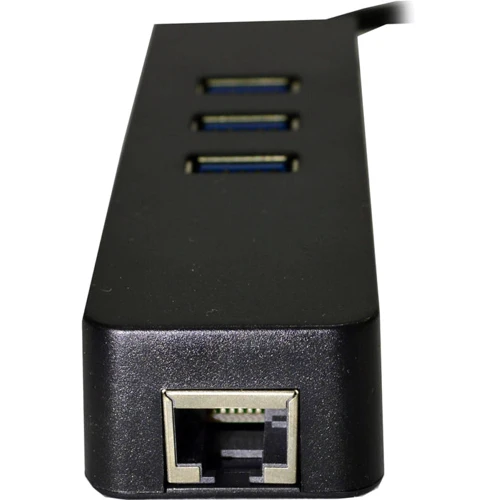 Адаптер Dynamode USB-C to 3xUSB 3.0 + RJ45 Black: Інтерфейс підключення USB-C