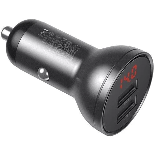 Зарядное устройство Baseus Car Charger Digital Display Dual 24W with Primary Colors 3-in-1 Gray (TZCCBX-0G): Особенности Быстрая зарядка