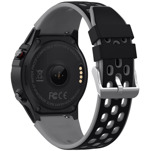 Смарт-часы Maxcom Fit FW47 ARGON LITE Black: Материал корпуса плсатик