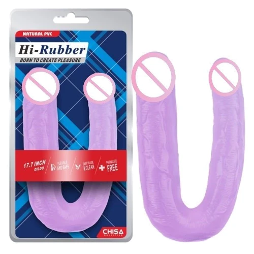 Фаллоимитатор двойной CHISA 17.7 Inch Dildo Purple