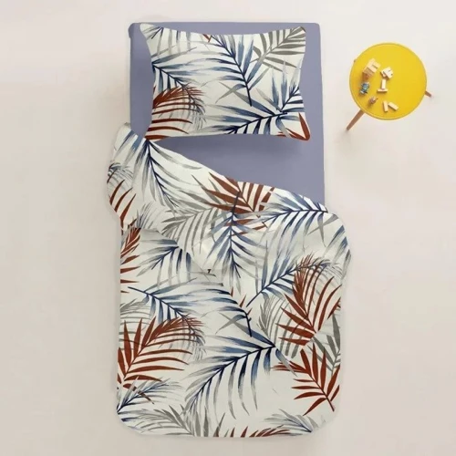 Комплект постільної білизни Cosas підлітковий Foliage Color Milk Steel (4822052079539)