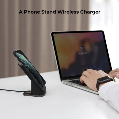 Зарядное устройство Pitaka Wireless Charger MagEZ Juice Aramid Black (MJ1002) фото 5
