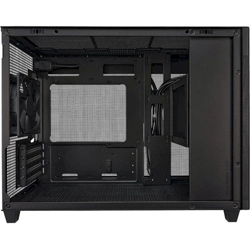 Корпус ASUS Prime AP201 Black (90DC00G0-B39000): Материал передней панели пластик