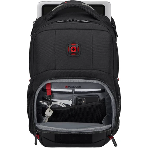 Сумка для ноутбуков Wenger 15.6" Tech PlayerMode Gaming Black: Вместимость ноутбук, телефон, планшет, аксессуары