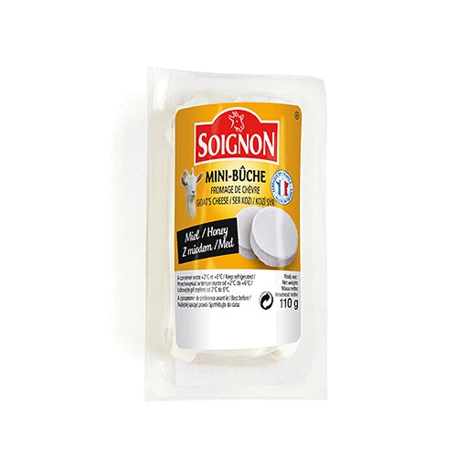 Сыр Soignon козий с медом мини 110 г (3523230041294)