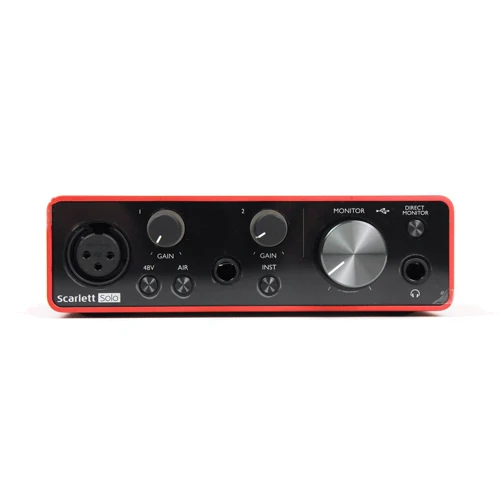 Аудиоинтерфейс Focusrite Scarlett Solo 3rd Gen