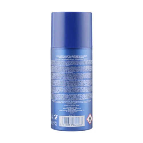 Дезодорант Antonio Banderas Blue Seduction 150 ml: Вид Парфумований дезодорант