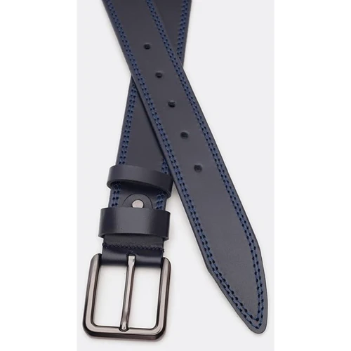 Мужской ремень Borsa Leather синий (V1115FX50-navy): Пол Мужской