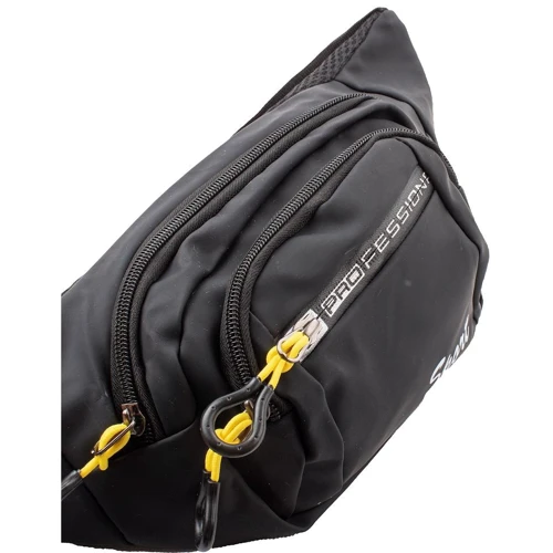 Мужская поясная сумка Valiria Fashion черная (4DETBP6003-2): Тип ручки Поясной ремень, Без ручки