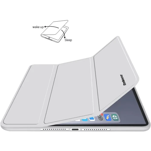 Аксесуар для iPad BeCover Tri Fold Soft TPU Silicone Gray для iPad 10.2 2019-2021/iPad Air 2019/Pro 10.5 (706885): Особливості трансформируется в подставку, Удобно держать в руке, Стильный дизайн, Стильный внешний вид, Приятен на ощупь, Надежная защита от царапин и загрязнений