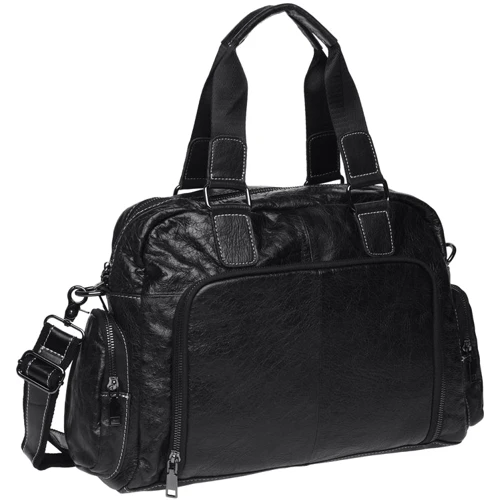 Чоловіча дорожня сумка Keizer чорна (K11028-black)