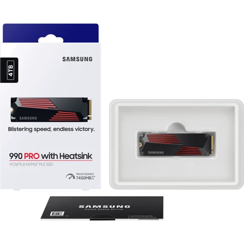 Samsung 990 PRO with Heatsink 4 TB (MZ-V9P4T0CW) UA фото 5