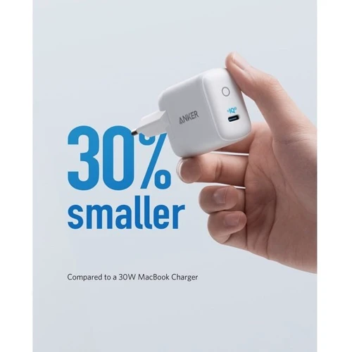 Зарядное устройство ANKER USB-C Wall Charger PowerPort III Mini 1 Power IQ 3.0 30W White (A2615L21) фото 8